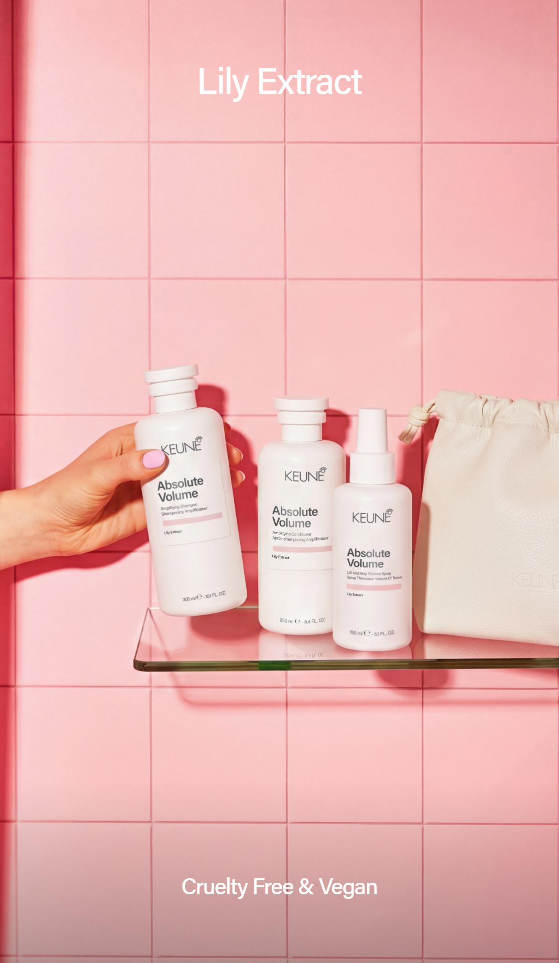 Keune Absolute Volume Shampoo: Erhöht Volumen und Dicke für dein dünnes Haar. Genieße fülligeres Haar mit leichter Formel. Ideal für feine Haarpflege.