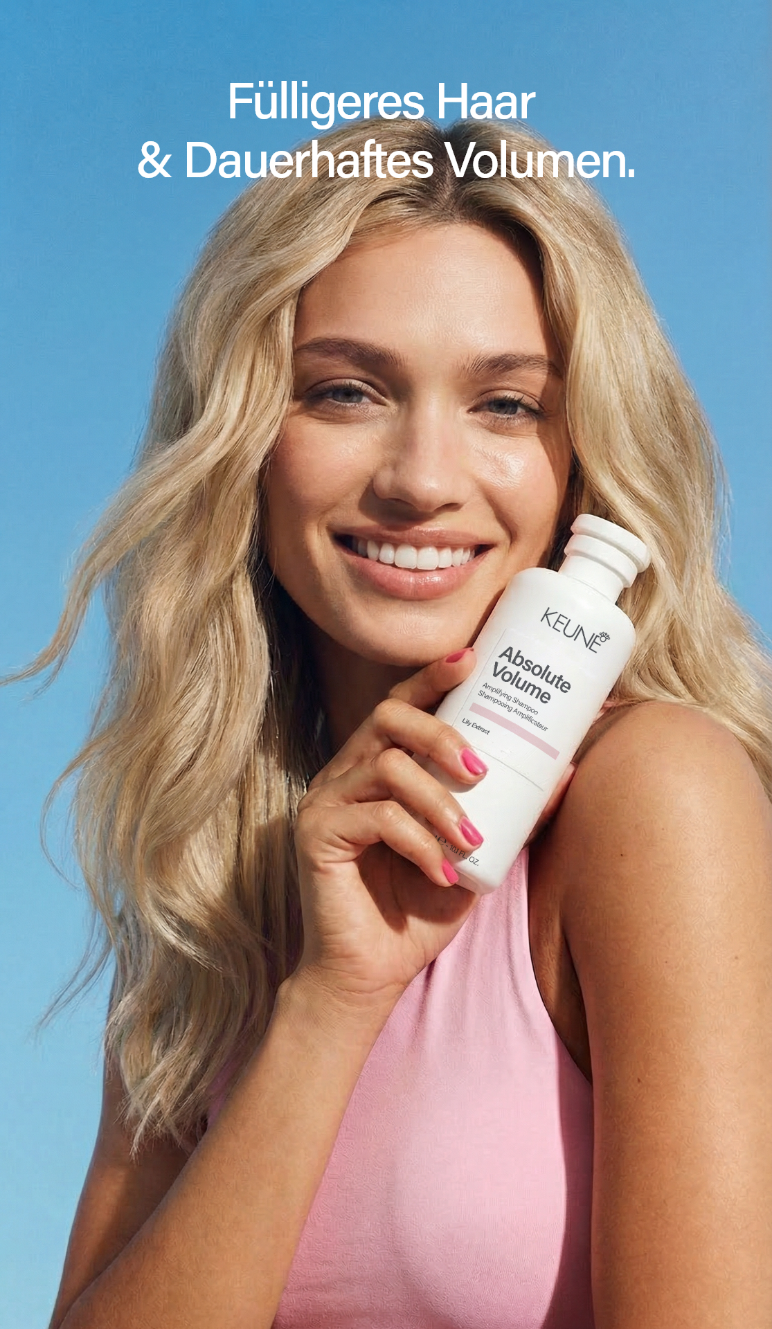 Keune Absolute Volume Shampoo: Erhöht Volumen und Dicke für dein dünnes Haar. Genieße fülligeres Haar mit leichter Formel. Ideal für feine Haarpflege.