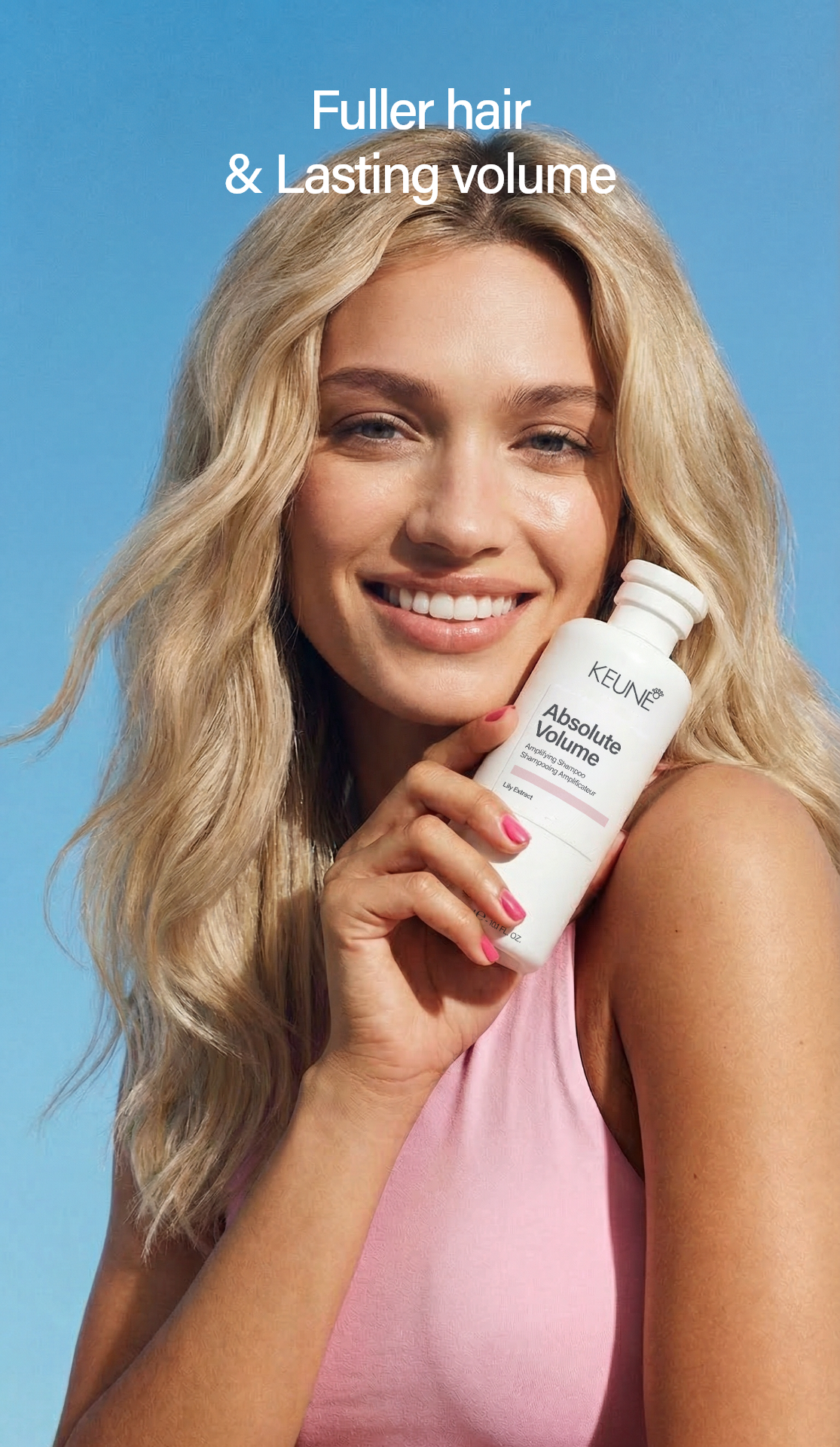 Keune Absolute Volume Shampoo: Boosts hair volume and thickness for thin hair. Enjoy lifted, fuller hair with lightweight formula. Ideal haircare for fine hair.