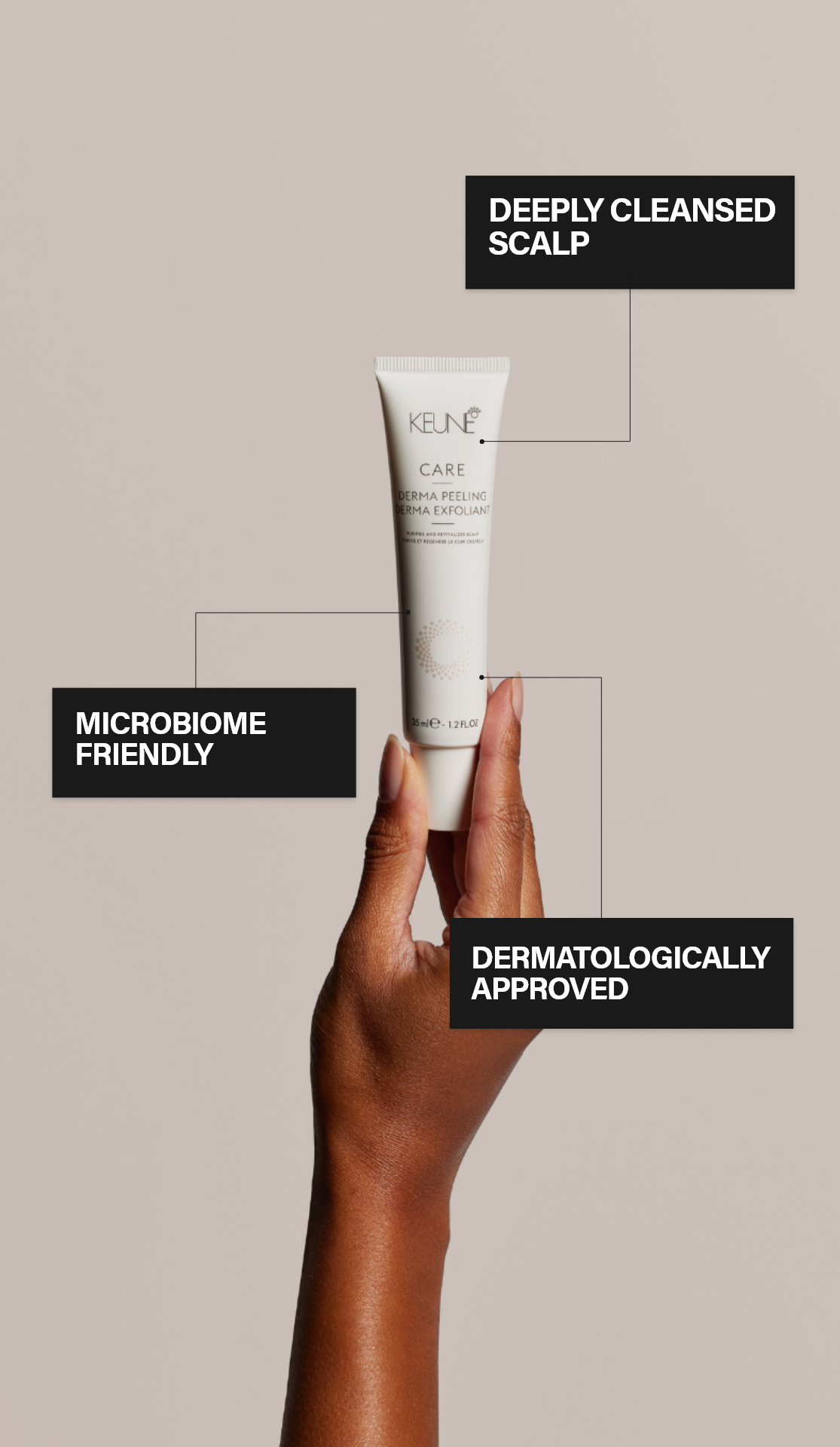 Perfect Clarity Treatment: Keune hairproduct for greasy hair, enhancing hair volume and deeply cleansing scalp for optimal hair care.