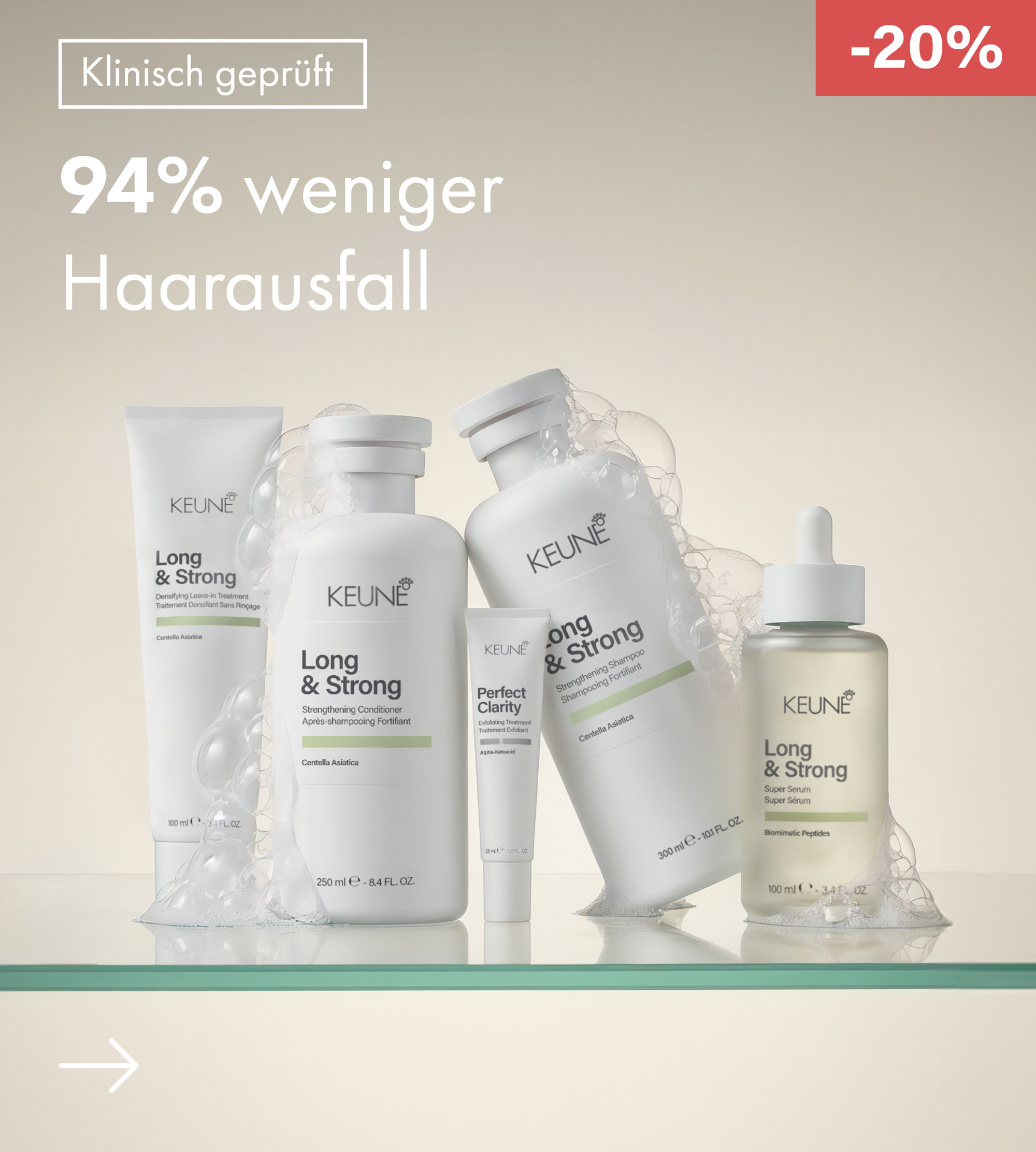Shampoo, Conditioner und Haarpflegeprodukt für eine gesunde Kopfhaut