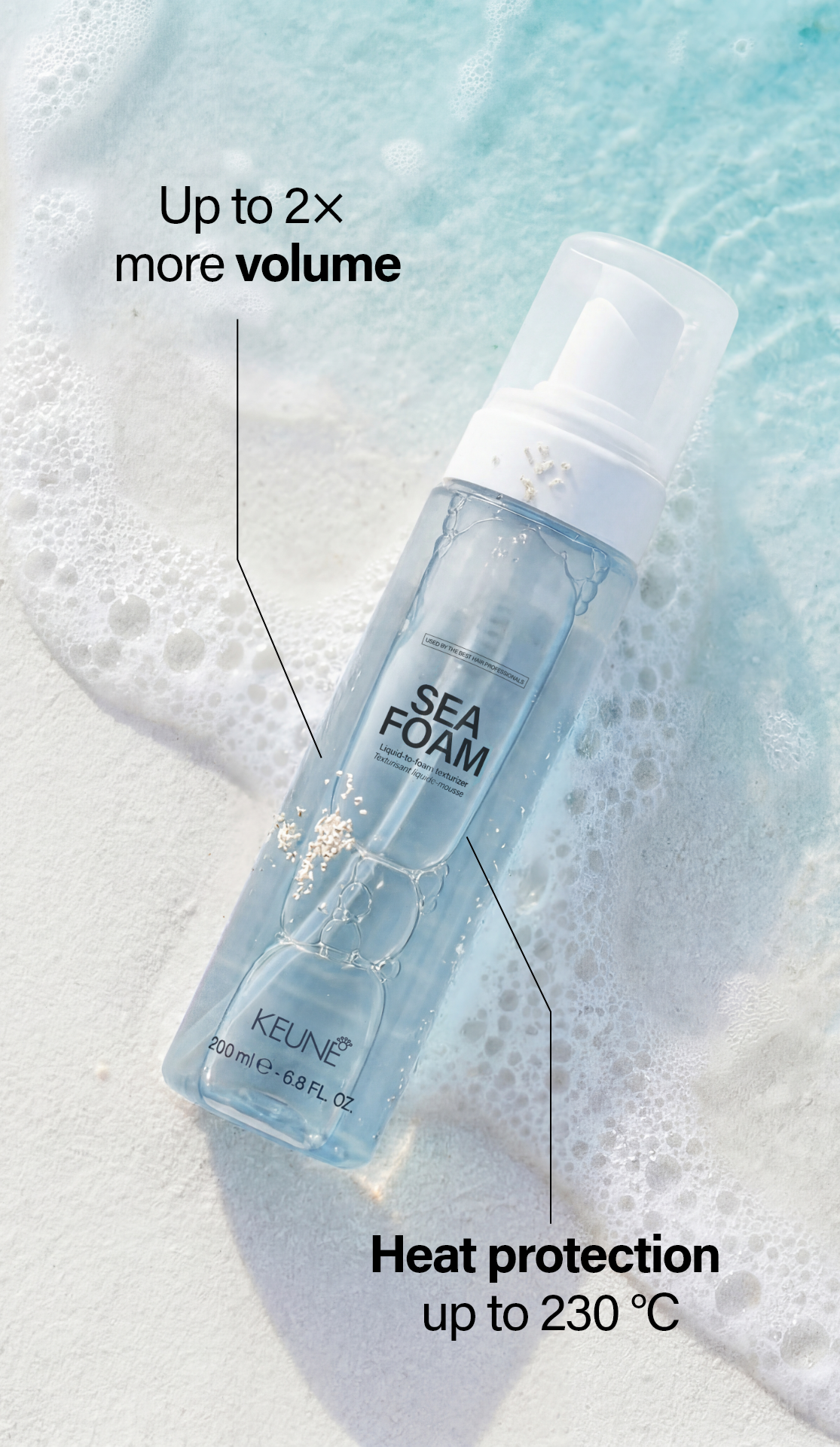 Keune Style Sea Foam for effortless volume