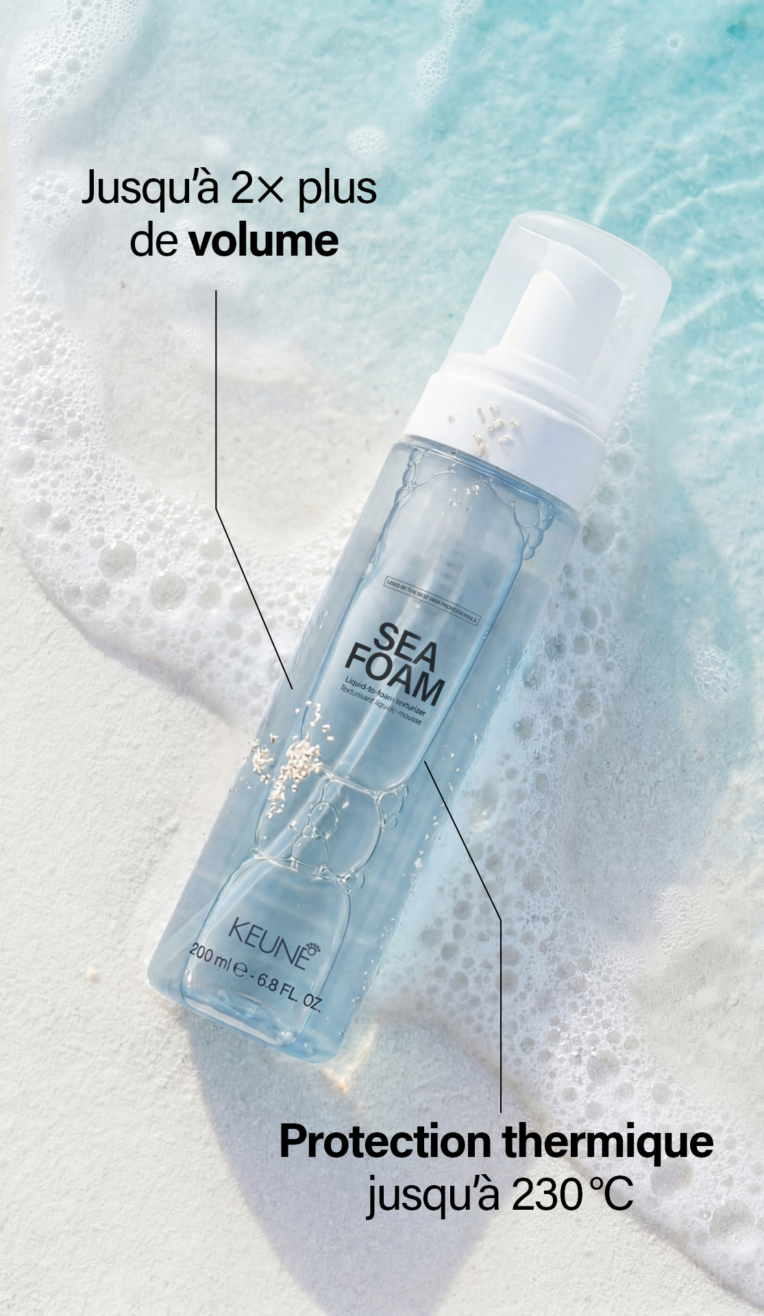 Keune Style Sea Foam pour un volume sans effort